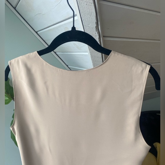 All Saints Afia Dress Black Nude Twist Size 4 - Picture 10 of 12